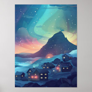 Iceland Print Iceland Illustration Iceland Travel 