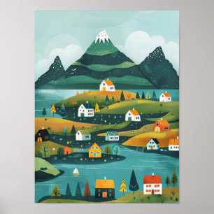 Iceland Print Iceland Illustration Iceland Travel 