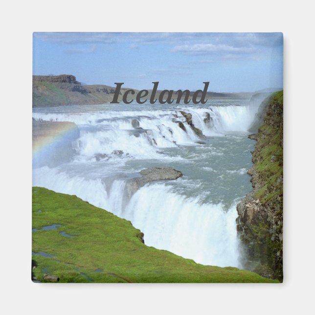 Iceland Rainbows Magnet (Front)