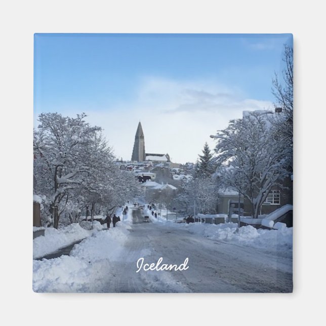 Iceland Reykjavik  Magnet (Front)