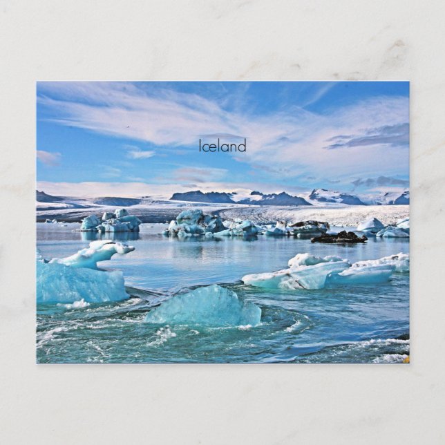 Iceland scenic photograph postcard (Front)