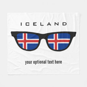 Iceland Shades custom fleece blankets