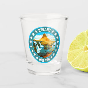 Iceland                                            shot glass