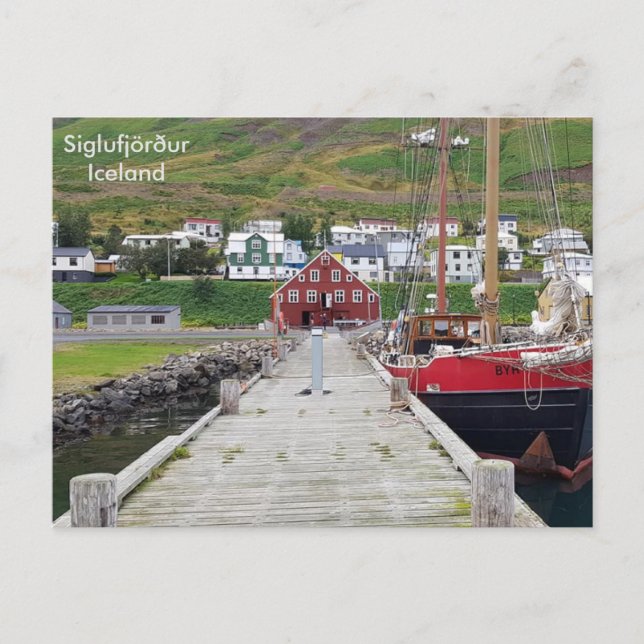 Iceland - Siglufjörður Postcard (Front)