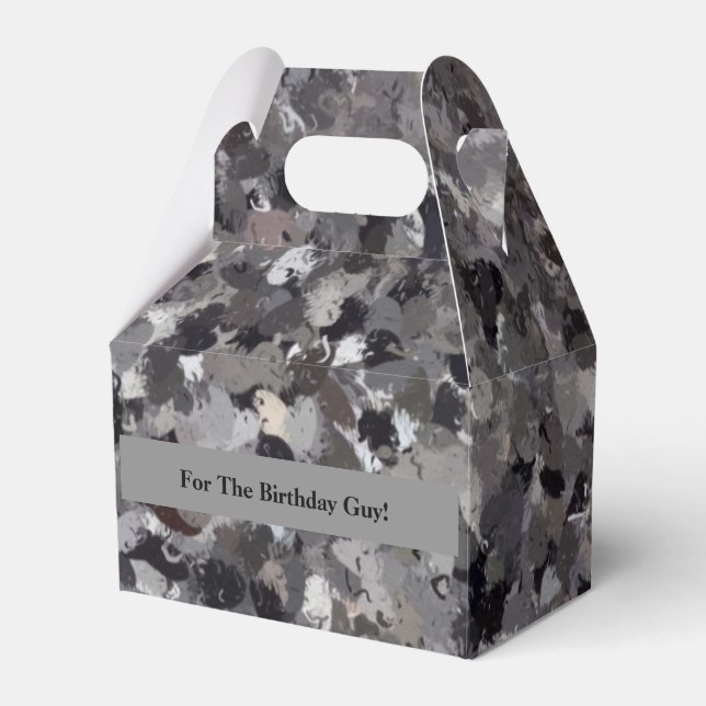 Iceland Skogafoss Waterfall Rock art Favour Box (Front Side)