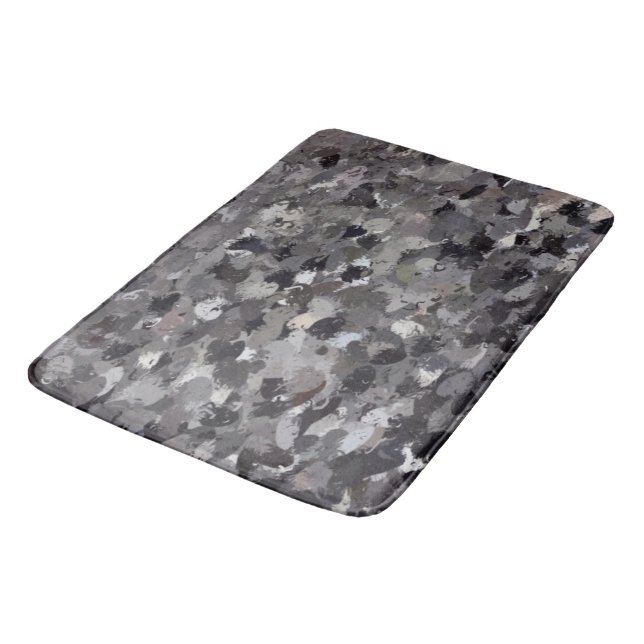 Iceland Skogafoss Waterfall Rocks art Bath Mat (Angled)