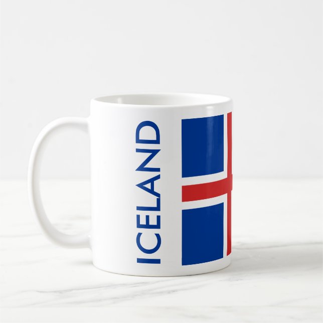ICELAND SOCCER COFFEE MUG (Left)