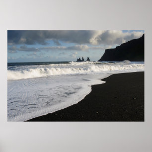 Iceland. South. Vik i Myrdal Poster