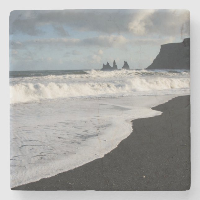 Iceland. South. Vik i Myrdal Stone Coaster (Front)