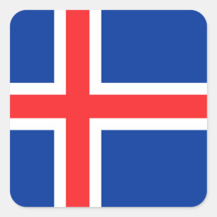 Iceland Square Sticker