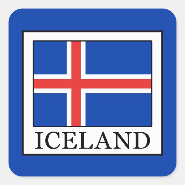 Iceland Square Sticker (Front)