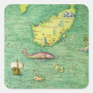 Iceland Square Sticker