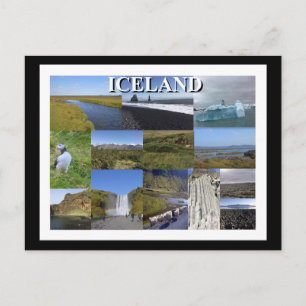 Iceland Summer Landscapes Postcard