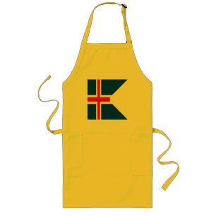 Iceland Swallowtail Flag - Waving Iceland Pennant  Long Apron