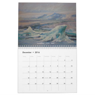 Iceland Through the Eyes of an Artist Calendar