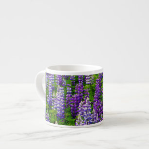 Iceland. Vik i Myrdal. Field of Lupines Espresso Cup