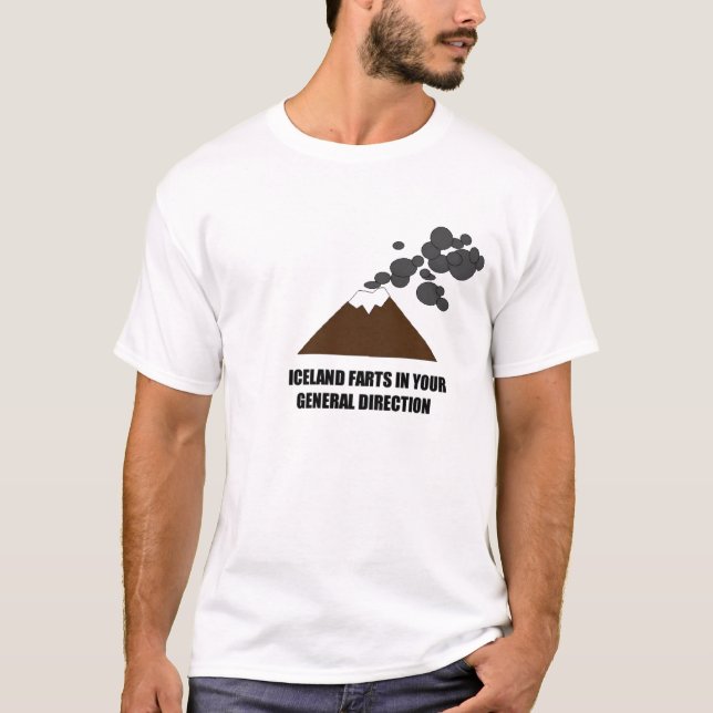 Iceland Volcano T-Shirt (Front)