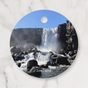 Iceland waterfall - favour tags