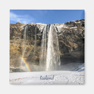 Iceland waterfall magnet