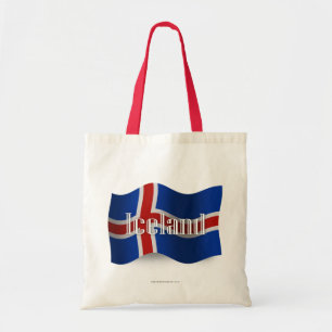 Iceland Waving Flag Tote Bag