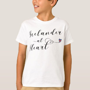 Icelander At Heart T-Shirt, Iceland T-Shirt
