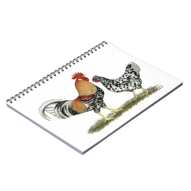 Icelandic Chickens Notebook (Left Side)