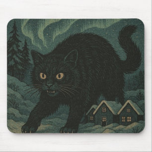 Icelandic Christmas yule Cat  Mouse Mat