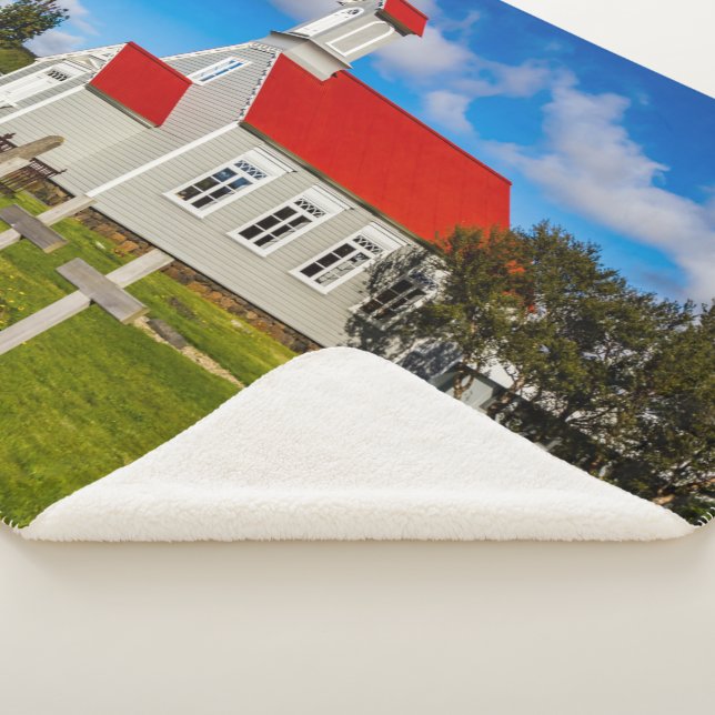 Icelandic Church Sherpa Blanket (3/4)