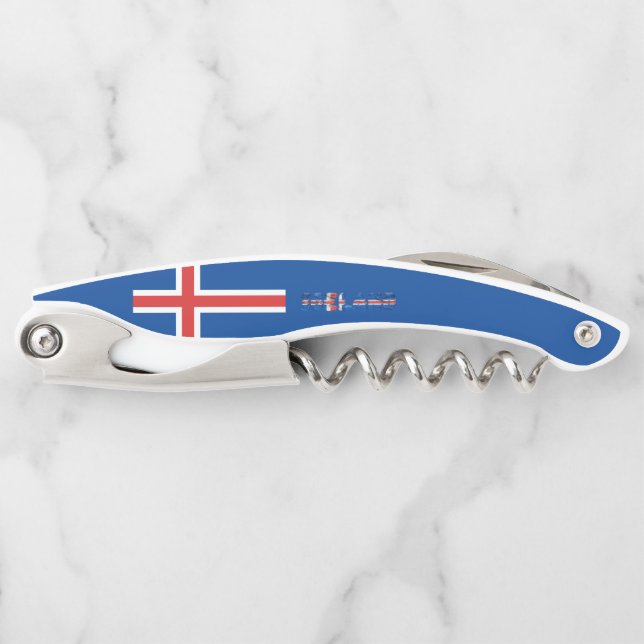 Icelandic flag corkscrew (Front)