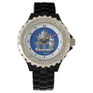Icelandic Flag & Iceland emblem fashion /design  Watch