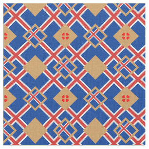 Icelandic Flag & Iceland Trendy Fabric fashion