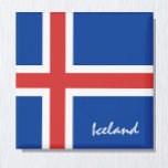 Icelandic flag Magnet, holiday, Iceland Magnet<br><div class="desc">Iceland Fridge Magnet featuring Icelandic Flag - love my country,  travel,  holiday collection for patriots / sports fans</div>