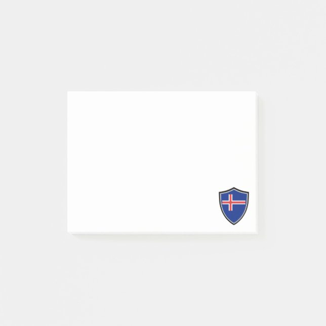 Icelandic flag post-it notes (Front)
