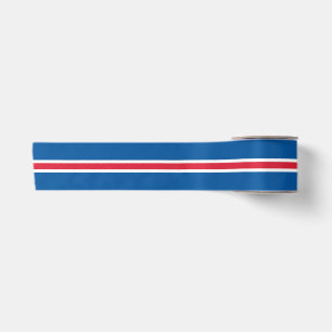 Icelandic flag - satin ribbon