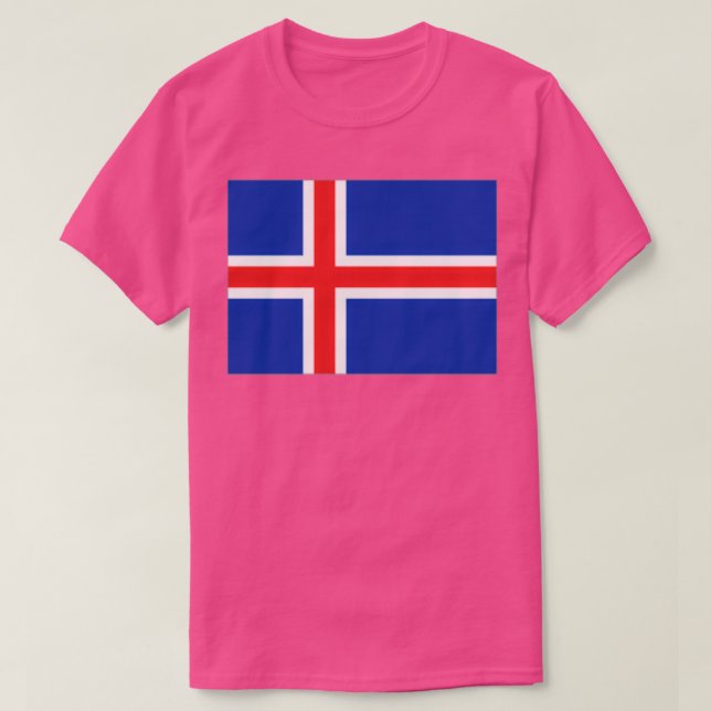 Icelandic Flag T-Shirt (Design Front)