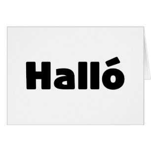 Icelandic Halló { Hello ) Íslenska Language