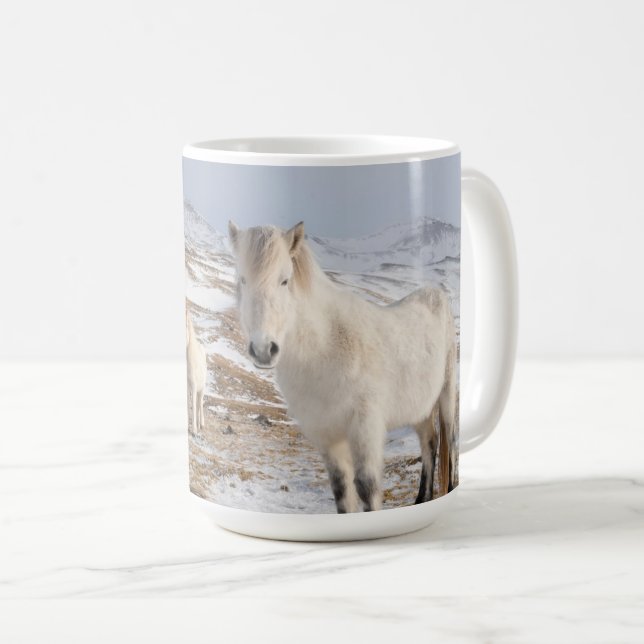 Icelandic Horse | Blonduos, Iceland Coffee Mug (Front Right)