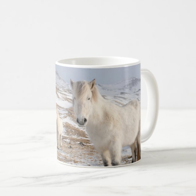 Icelandic Horse | Blonduos, Iceland Coffee Mug (Front Right)
