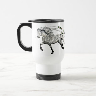 Icelandic Horse Gra  Travel Mug