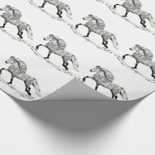 Icelandic Horse Gra  Wrapping Paper