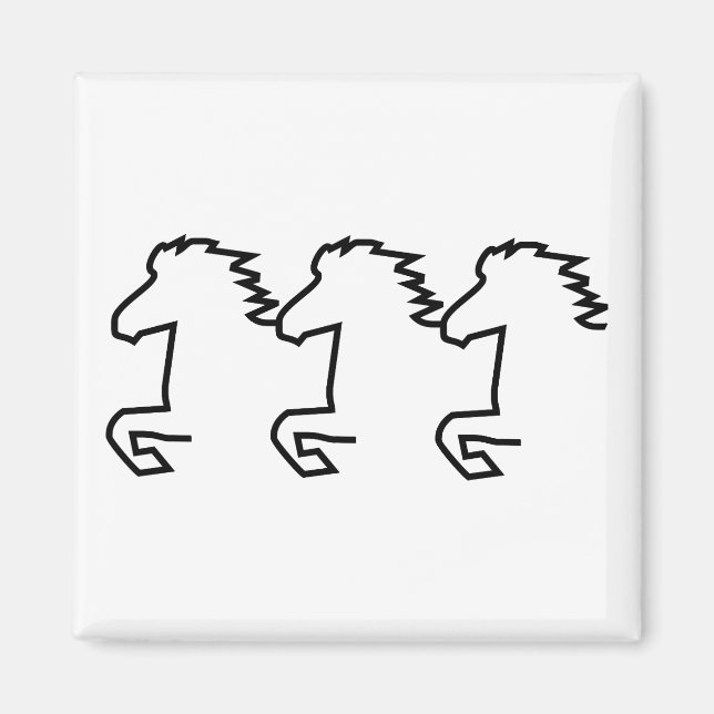 Icelandic Horse Magnet (Front)
