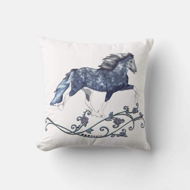 Icelandic Horse named Blámóða Cushion (Front)