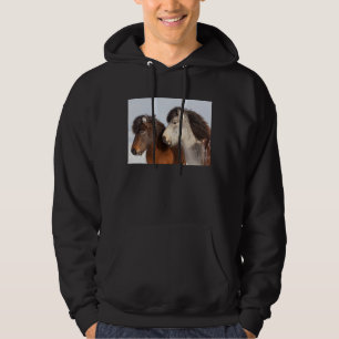 Icelandic Horse profile, Iceland Hoodie