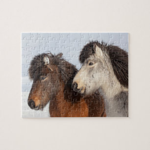 Icelandic Horse profile, Iceland Jigsaw Puzzle