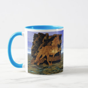 Icelandic Horse Set in Stone Mug