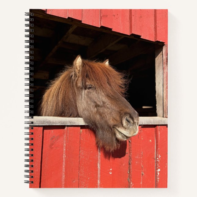Icelandic Horse spiral notebook (Front)