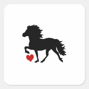 Icelandic Horse Square Sticker