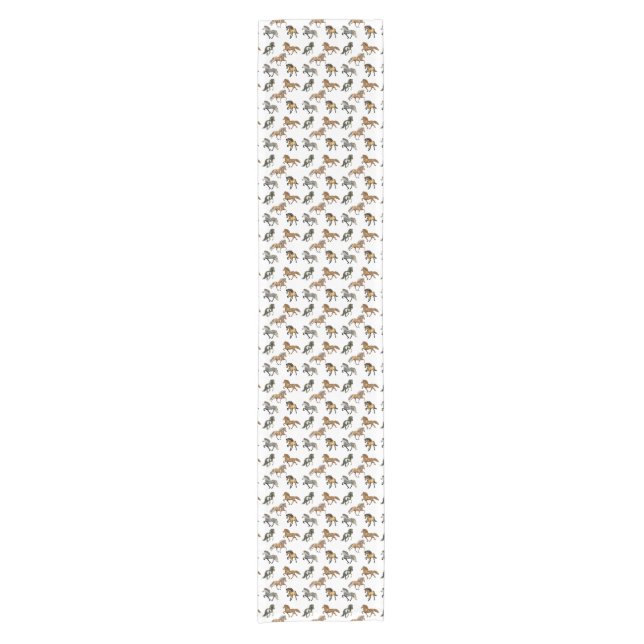 Icelandic horses in Gait Short Table Runner (Front)