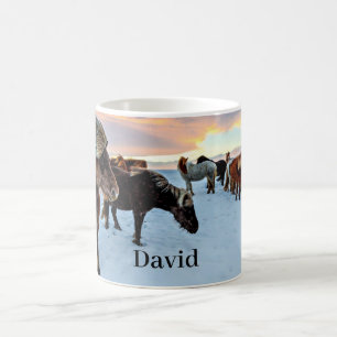 Icelandic Horses TEMPLATE Coffee Mug