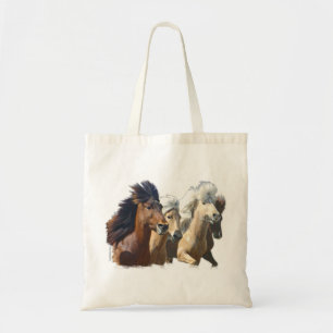 Icelandic Horses Tote Bag